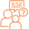 Legal advocate icon showing leadership and client education